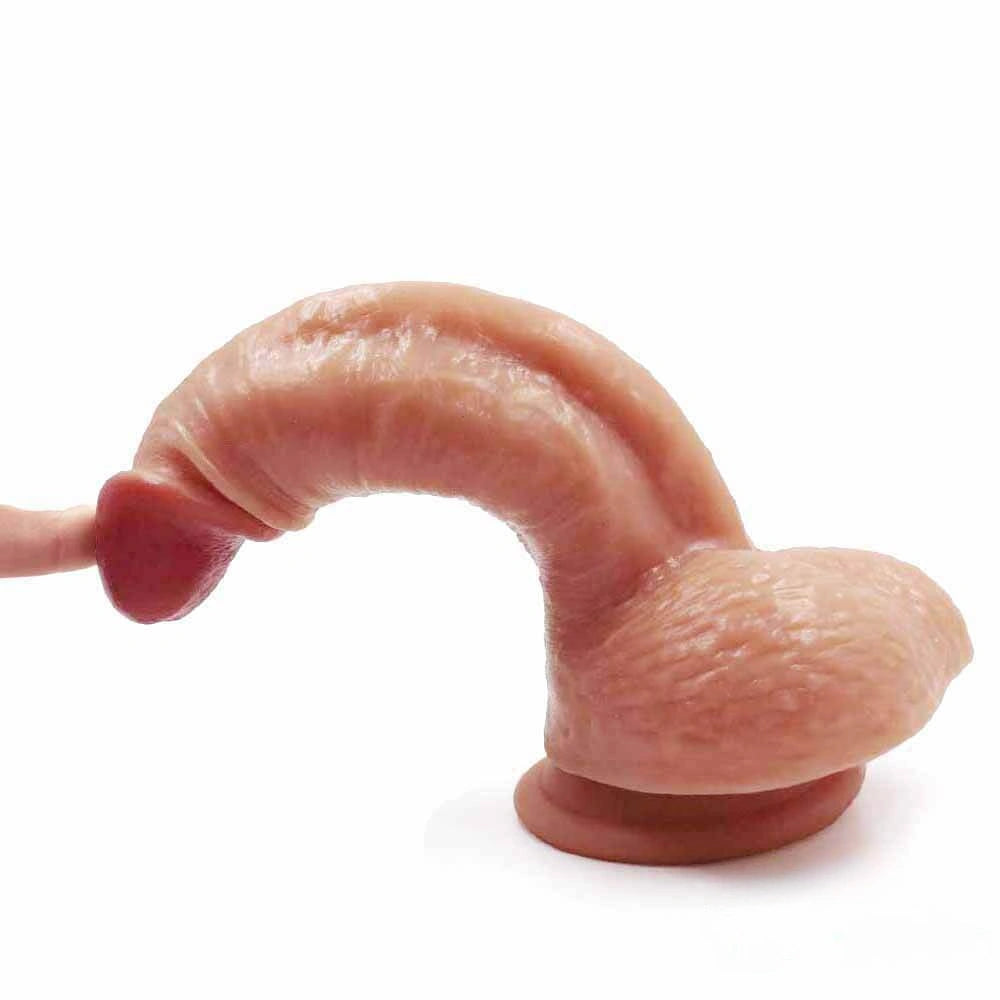 7.87in Soft Real Feeling Lifelike Dildo Sex Toy For Couples