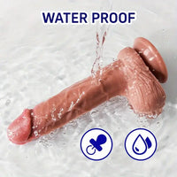 7.87in Soft Silicone Male Female Dildo For Adults Vaginal Love Sex Toy