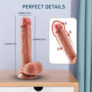 7.87in Soft Silicone Male Female Dildo For Adults Vaginal Love Sex Toy