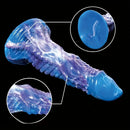 7.87in Special-Shaped Mixed Color Silicone Sex Odd Orgasm Adult Dildo