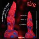 7.87in Spider Skin Liquid Silicone Soft Dildo Adult Pleasure Product