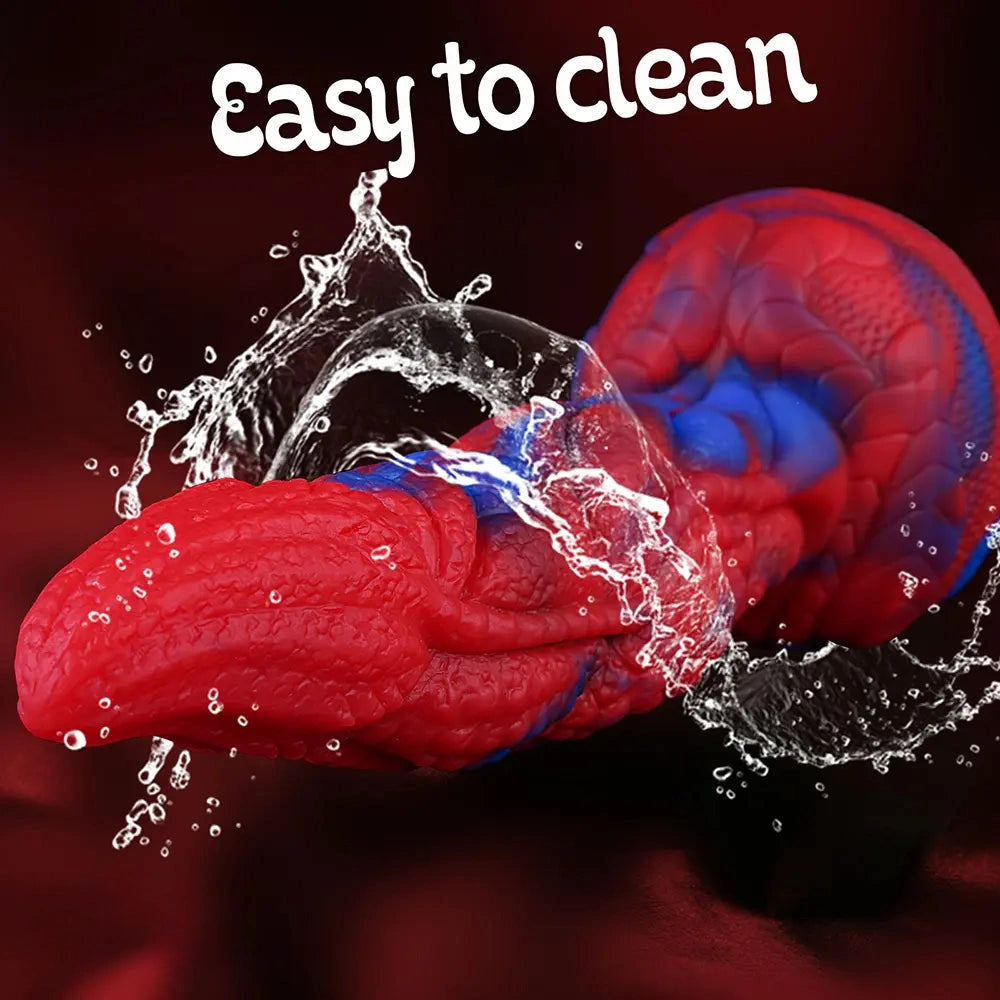 7.87in Spider Skin Liquid Silicone Soft Dildo Adult Pleasure Product