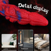 7.87in Spider Skin Liquid Silicone Soft Dildo Adult Pleasure Product