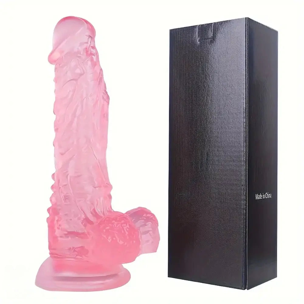 7.87in Spiked Real Love Dildo For Adult Women Sex Toy Female Masturbator