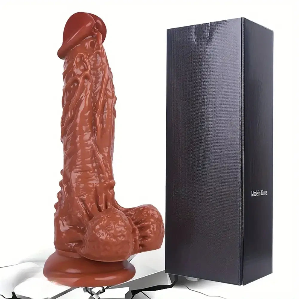7.87in Spiked Real Love Dildo For Adult Women Sex Toy Female Masturbator