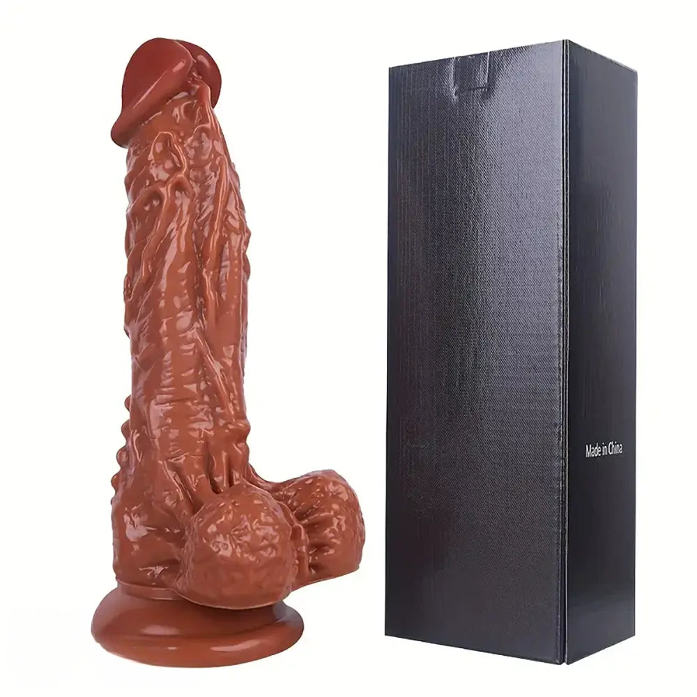 7.87in Spiked Real Love Dildo For Adult Women Sex Toy Female Masturbator