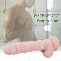 7.87in Super Real Skin Silicone Dildo Male Silicone Penis Toy