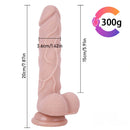 7.87in Super Real Skin Silicone Dildo Male Silicone Penis Toy