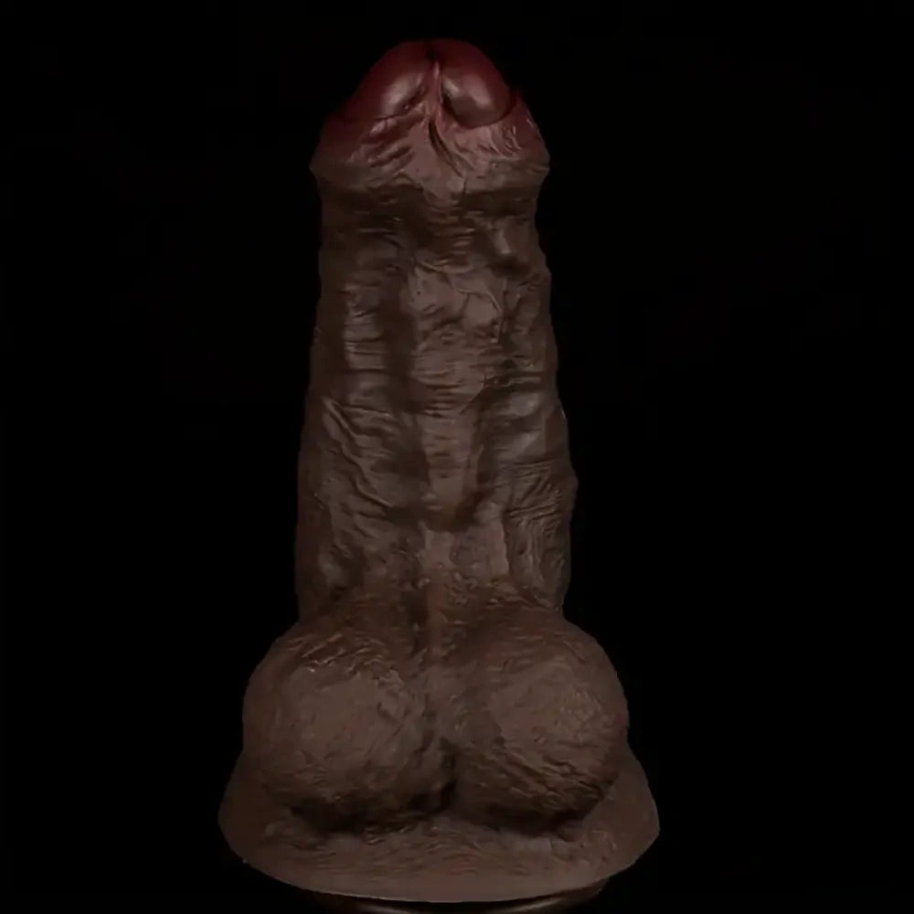 7.87in Superb Skin Thick Real Feeling Silicone Dildo For Women Men