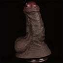 7.87in Superb Skin Thick Real Feeling Silicone Dildo For Women Men