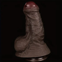 7.87in Superb Skin Thick Real Feeling Silicone Dildo For Women Men