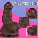 7.87in Superb Skin Thick Real Feeling Silicone Dildo For Women Men