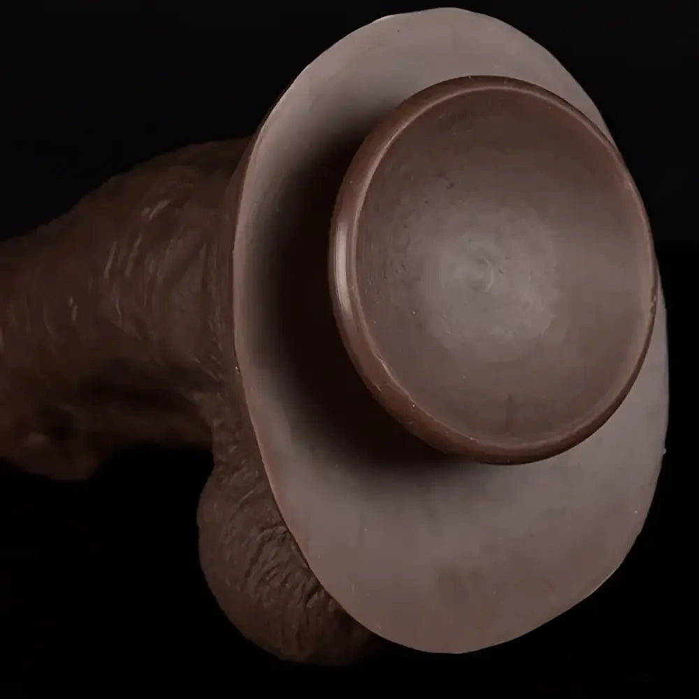 7.87in Superb Skin Thick Real Feeling Silicone Dildo For Women Men