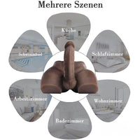 7.87in Swing Dildo 10lb TPE Men Torso For Women Orgasm