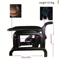7.87in Telescopic Metal Frame Dildo Chair For Women Men Couples 18+ Adults