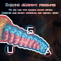 7.87in Tentacle Caterpillar Penis Fantasy Silicone Soft Dildo For Enhancer