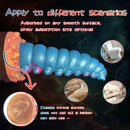 7.87in Tentacle Caterpillar Penis Fantasy Silicone Soft Dildo For Enhancer