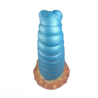 7.87in Tentacle Caterpillar Penis Fantasy Silicone Soft Dildo For Enhancer