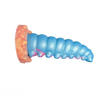 7.87in Tentacle Caterpillar Penis Fantasy Silicone Soft Dildo For Enhancer