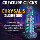 7.87in Tentacle Caterpillar Penis Fantasy Silicone Soft Dildo For Enhancer
