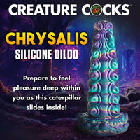 7.87in Tentacle Caterpillar Penis Fantasy Silicone Soft Dildo For Enhancer