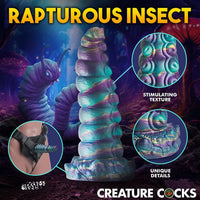 7.87in Tentacle Caterpillar Penis Fantasy Silicone Soft Dildo For Enhancer