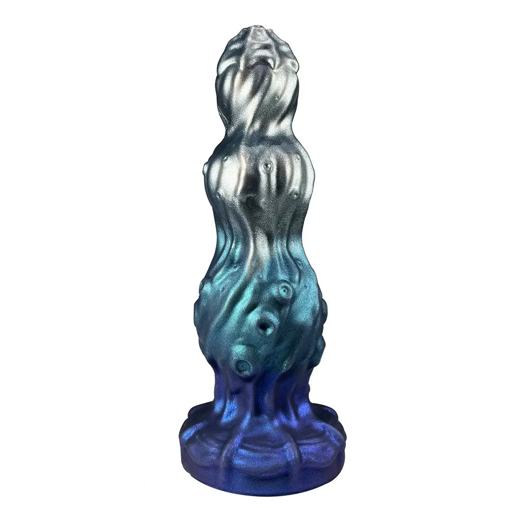 7.87in Tentacle Fantasy Knot Silicone Dildo Couple Intimacy Game Toy