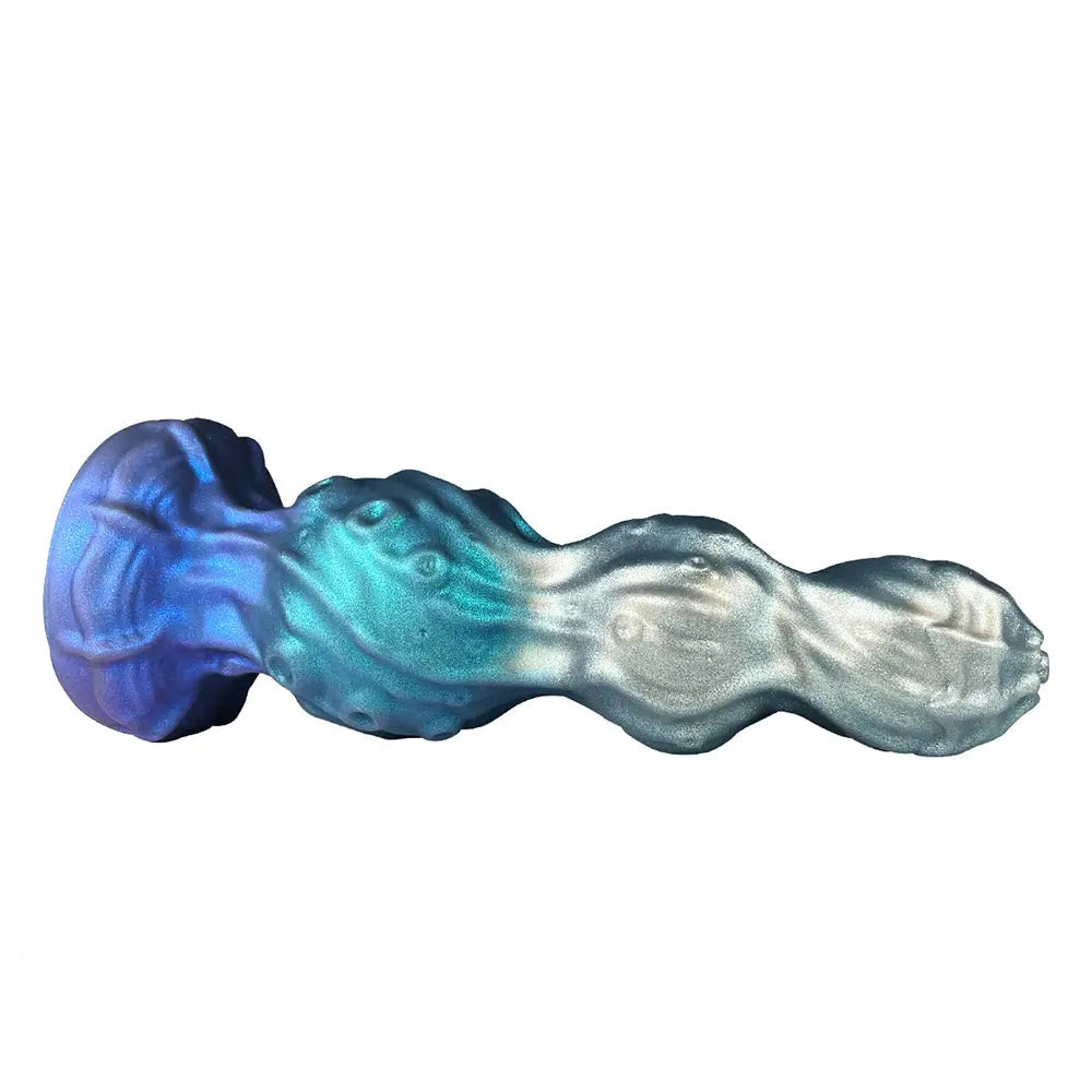 7.87in Tentacle Fantasy Knot Silicone Dildo Couple Intimacy Game Toy