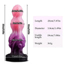 7.87in Tentacle Fantasy Knot Silicone Dildo Couple Intimacy Game Toy