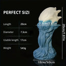 7.87in Unisex Monster Silicone Soft Odd Dildo For Prostate Stimulation