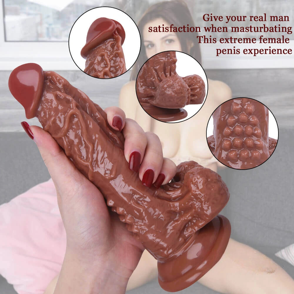 7.87in USB Charging Waterproof Dildo Adult Toy For Female With Bullet