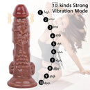 7.87in USB Charging Waterproof Dildo Adult Toy For Female With Bullet