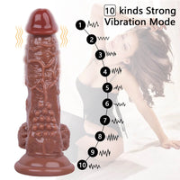 7.87in USB Charging Waterproof Dildo Adult Toy For Female With Bullet