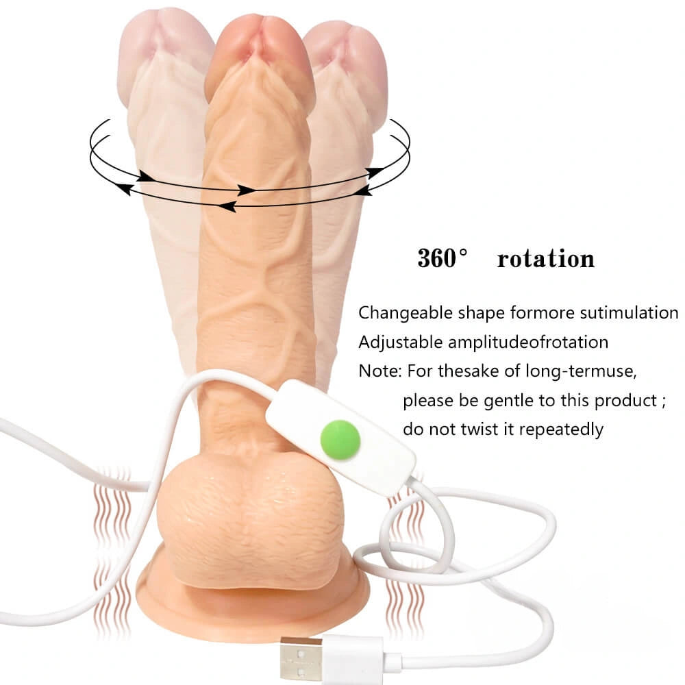 7.87in Waterproof 11 Frequencies Vibrating Modes Swing G Spot Dildo