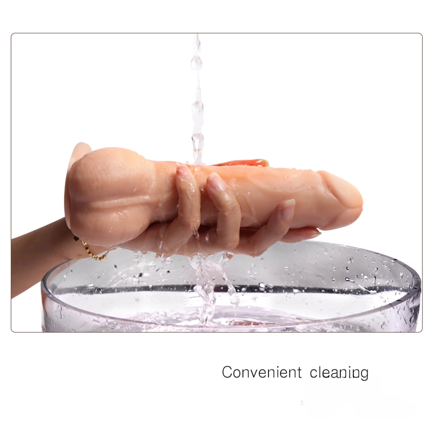 7.87in Wireless Control Lifelike 20 Modes Vibrating Dildo With Sucker