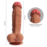 7.87in Women Using Masturbation Silicone Dildo For Vaginal Sex