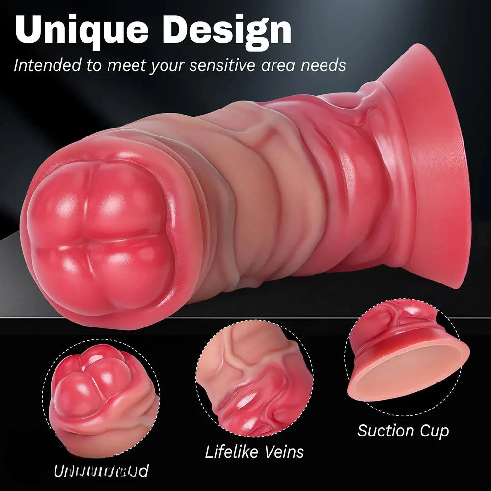 7.8in 8.2in Thick Fantasy Lifelike Silicone Dildo Lovers Flirting Love Sex Toy