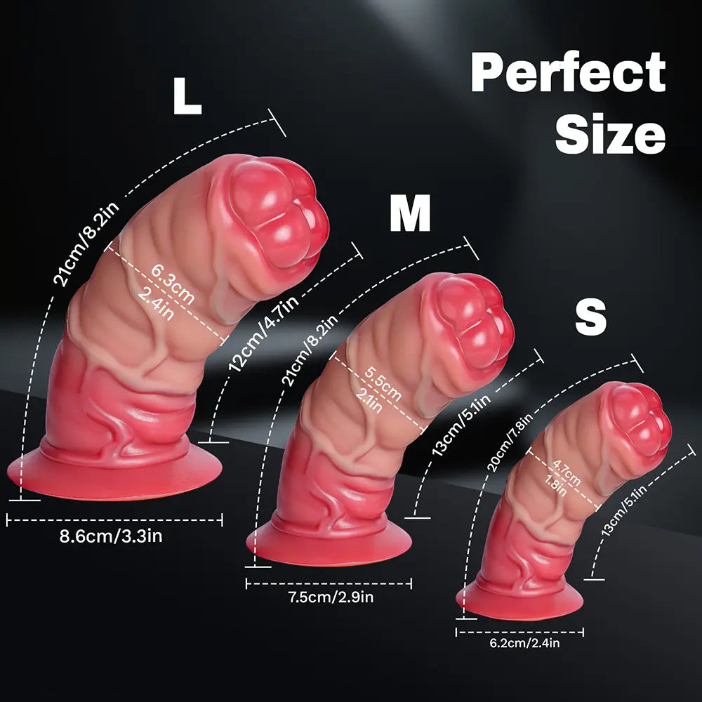 7.8in 8.2in Thick Fantasy Lifelike Silicone Dildo Lovers Flirting Love Sex Toy