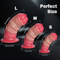 7.8in 8.2in Thick Fantasy Lifelike Silicone Dildo Lovers Flirting Love Sex Toy