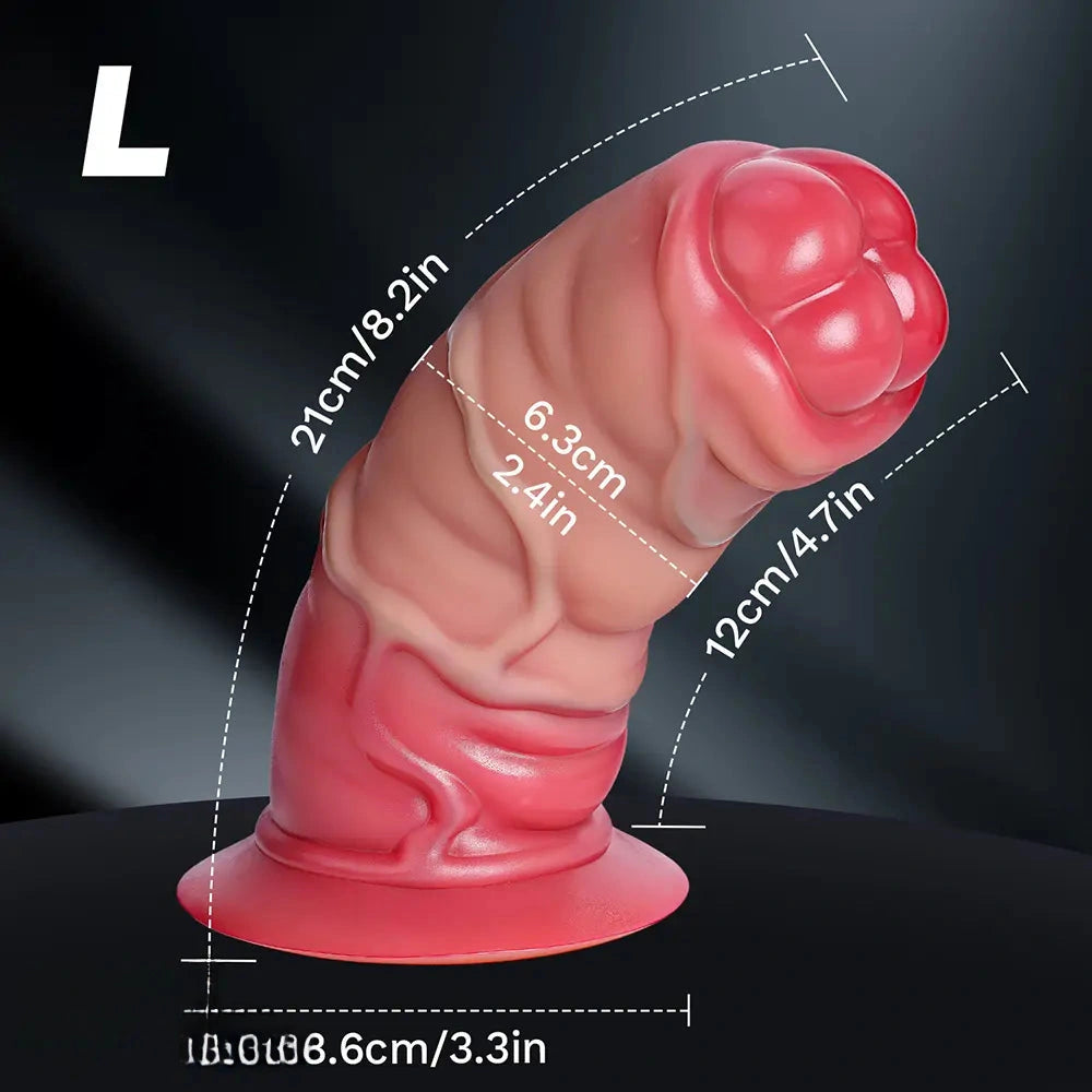 7.8in 8.2in Thick Fantasy Lifelike Silicone Dildo Lovers Flirting Love Sex Toy