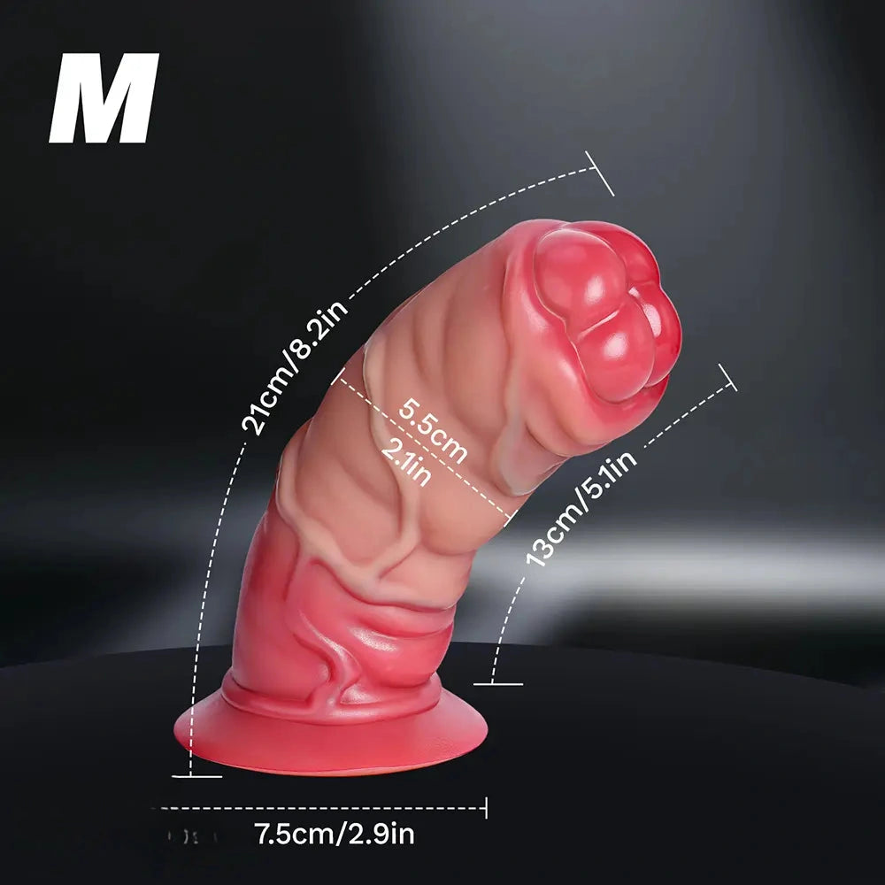 7.8in 8.2in Thick Fantasy Lifelike Silicone Dildo Lovers Flirting Love Sex Toy
