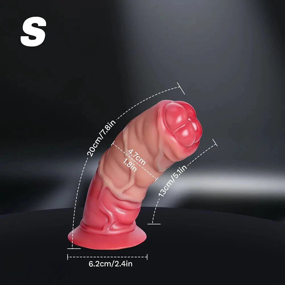 7.8in 8.2in Thick Fantasy Lifelike Silicone Dildo Lovers Flirting Love Sex Toy