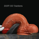 7.8in 8.66in 9.44in 11.41in Curved Fat Lifelike Real Skin Dildo Sex Toy Penis