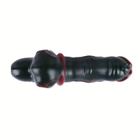 7.8in Alien Mutant Simulation Penis Colorful Ribbed Vaginal Handle Dildo