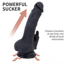7.8in Black Realistic Dildo For Anus G-spot Vagina Stimulation