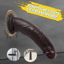 7.8in Liquid Silicone Dual-hardness Makeup Realistic Soft Uncut Dildo