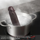 7.8in Liquid Silicone Dual-hardness Makeup Realistic Soft Uncut Dildo