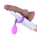7.8in Ovipositor Platinum Silicone Dildo Realistic Passionate Game Soft Tool