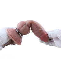 7.8in Ovipositor Platinum Silicone Dildo Realistic Passionate Game Soft Tool