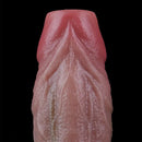 7.8in Ovipositor Platinum Silicone Dildo Realistic Passionate Game Soft Tool
